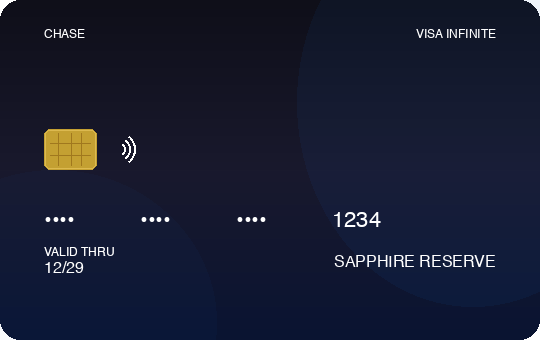 Chase Sapphire Reserve card art